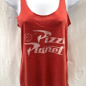 Disney/Pixar Toy Story Retro Pizza Planet Logo Red Woman's Tank Top